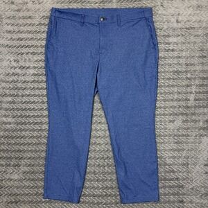 Public Rec Pants Mens 38x28 *38x25* Blue Workday Performance Stretch